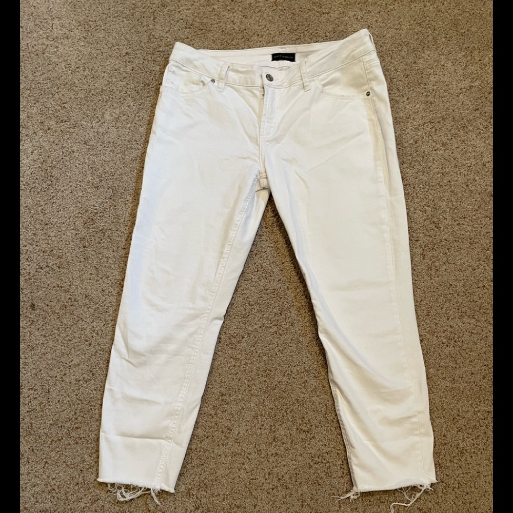 Silver skinny ankle jean